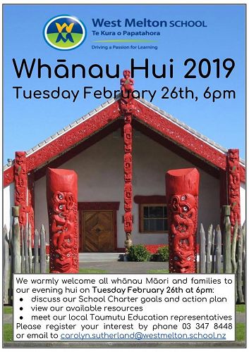 Whanau Hui 2019