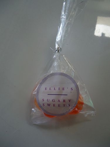 Ellie Cameron learnt how to make jelly sweets and created her own logo.