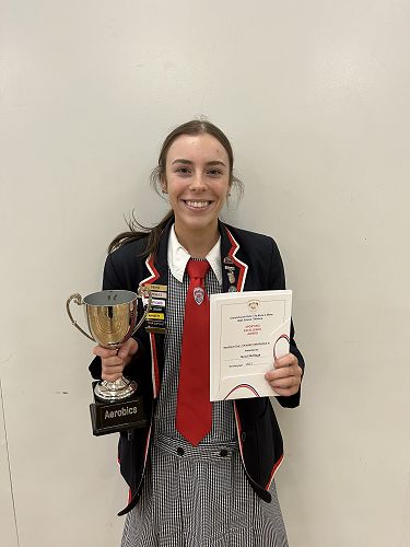 Aerobics Cup for overall contribution to Aerobics- Reed McHugh