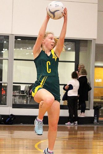 Vice Captain Cassie Calvert in action