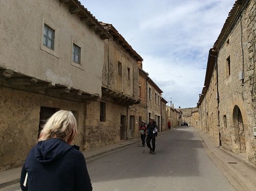 Day 9 Looking down Calle Real, Hornillos del Caminon