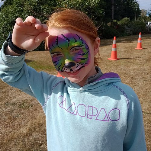 Face painting was a highlight at Darfield Children's Day celebration