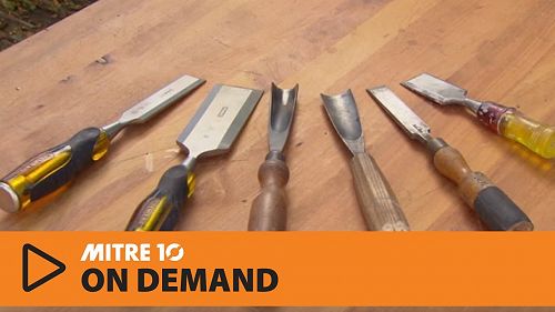 Wood carving tools store mitre 10