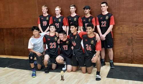 The Senior B Volleyball team