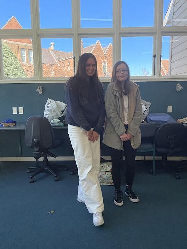 Lula Joseph and Carys Williams