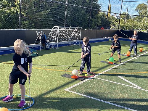 Golf lessons were so much fun