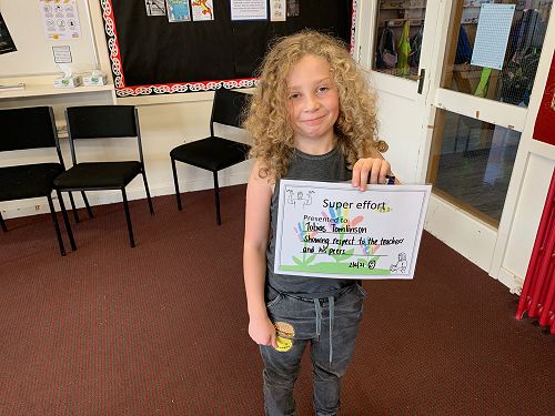 Values certificate at hub 