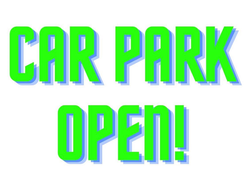 Car park now OPEN