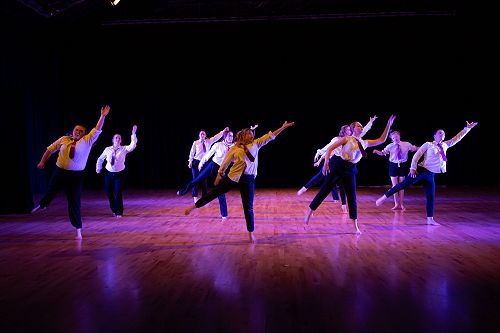 NCEA Dance Students "Train" reaching Choreography Naressa Gamble 