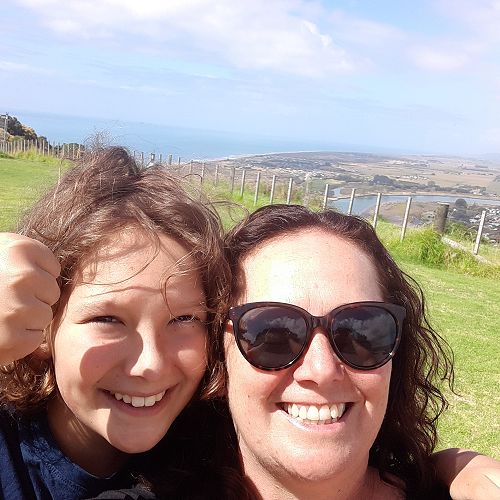 Kerry and her 14yr old with Crohn's.