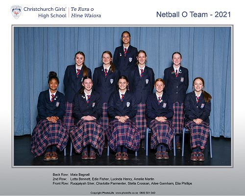 Netball O Team 2021