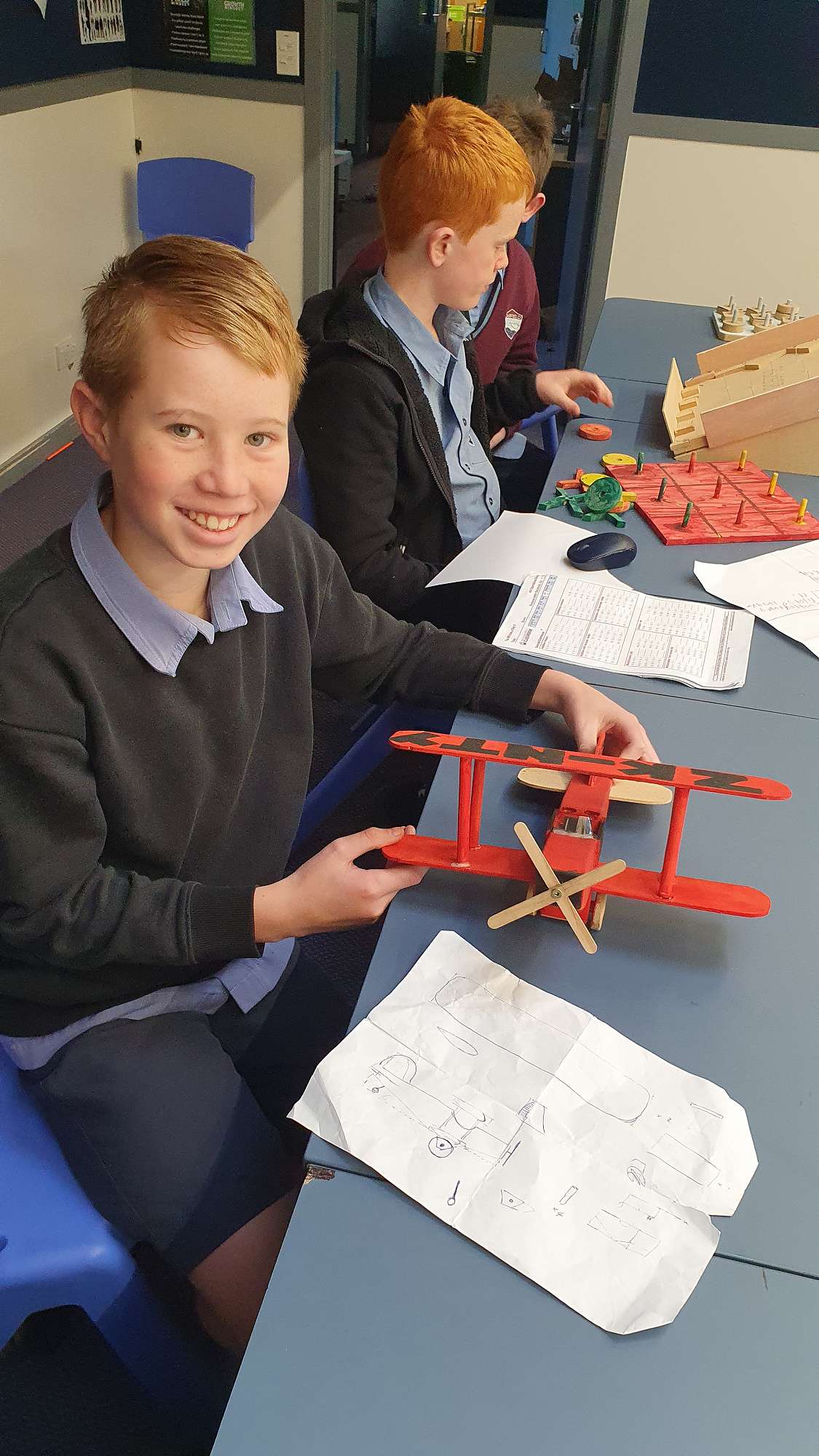 Year 7 Project proudly presenting their Future Darfield Models and