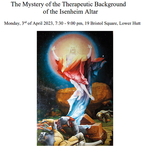 Invitation by the Anthroposophical Society, Wellington Branch