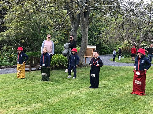 Sack races in Columba houses