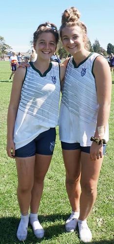 Sisters Lucy and Jess Cowie! Our latest pair of siblings in the team.