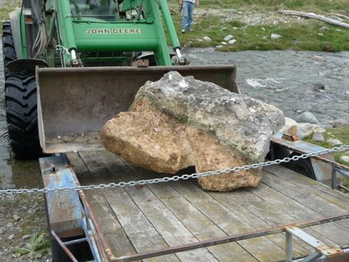 Mt Somers rock removed for sculpture
