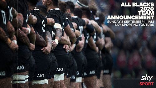 Video: All Blacks Team Announcement | Sunday 6th Sept 11am | Sky Sport