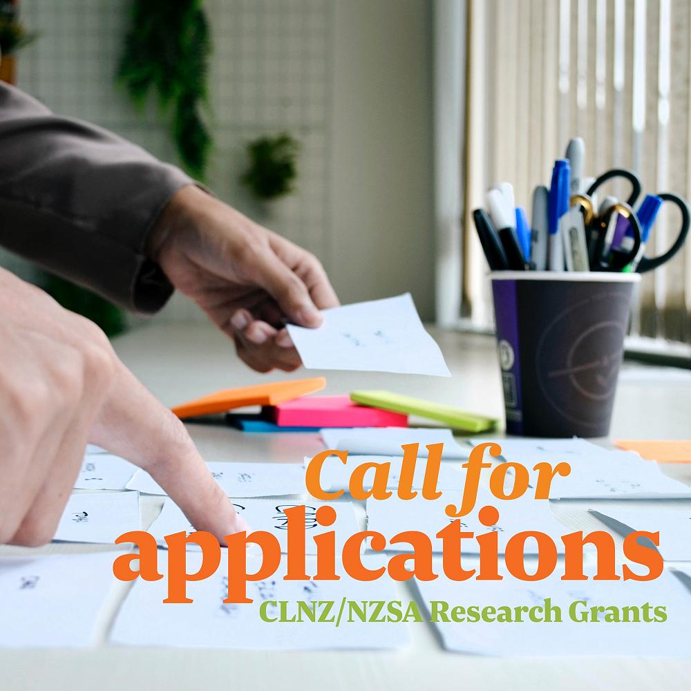 Applications for the 2023 CLNZ/NZSA Research Grants are now open