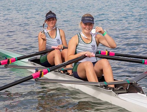 Novice Under 18 Double - silver medalists