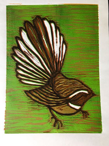 Fantail Print Making Marion Herbert