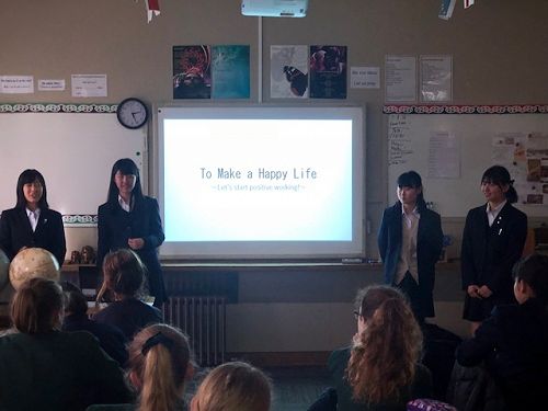 Hibiya High School visit