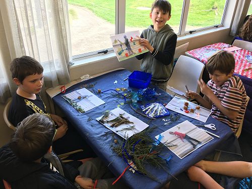 Creative calendar art in Room 13...