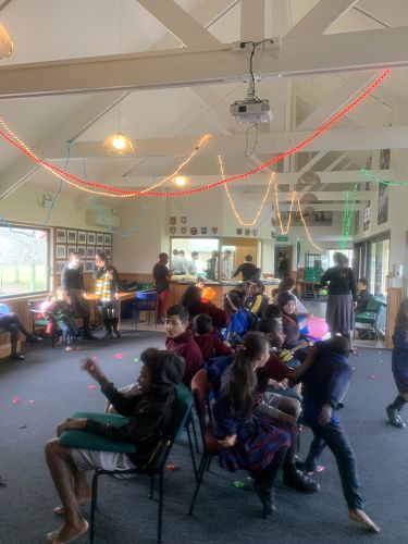 Games in the Collegians Pavilion 