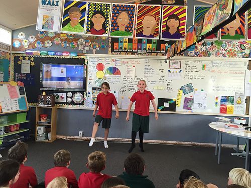 Zara and Ella give us a dance performance