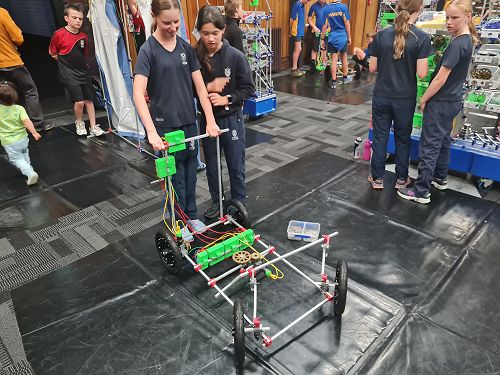 Starting work on the lawnmower