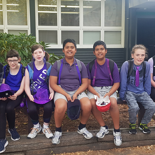 KKG Whanau Class: Elijah, Briana, Emma, Ozaer, Jubaer, Alex and Connor.