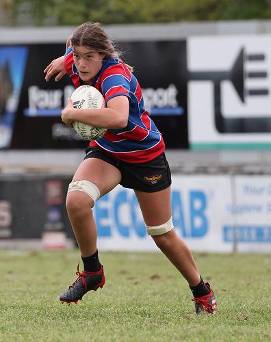 Olivia Gill in action on attack