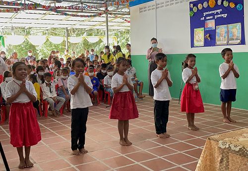 Children at opening ceremony