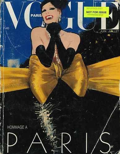 Vintage Vogue magazine cover