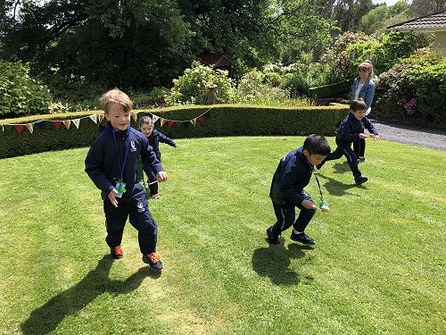 Egg and spoon race