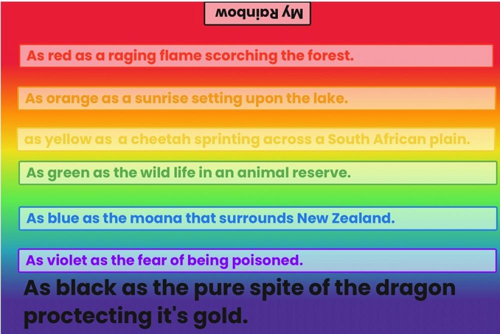 Poems that paint a picture with words.