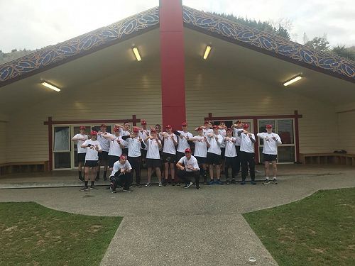 Team Nelson about to begin their journey