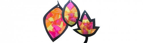 Stained Glass Leaves
