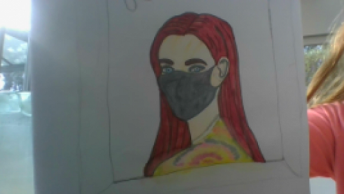 Some beautiful COVID inspired art from Lilly