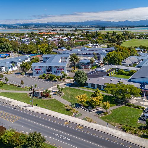 Nayland College aerial view
