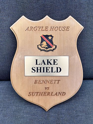The 'Lake Shield' is named after our long-serving Senior Matron, Mrs Cecelia Lake, who has just completed 22 consecutive years of service to Argyle House. We all love her!
