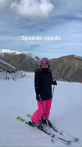 Reed Johnson enjoying the day at Porters