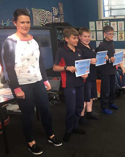 Soccer Blue - Most Improved Tobi Gardner, Most Consistent Liam Smith, Most Promising Willie Lourens.