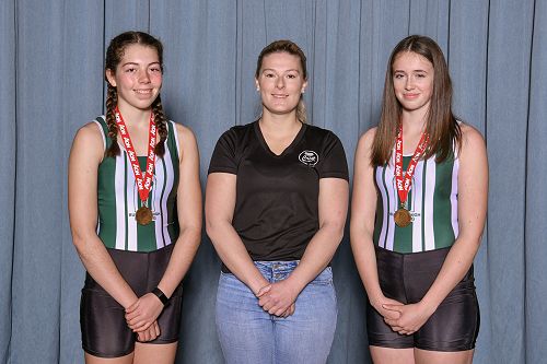 Rowing U15 Girls NZSS Champions Double-Sculls