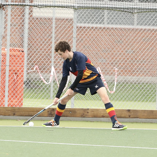 Connor Howes drags out at a Penalty Corner