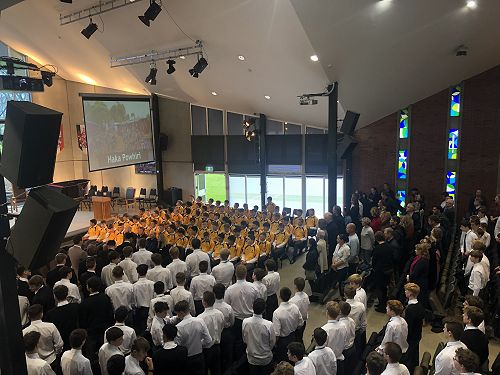 School welcomes back Tihoi Inake at Reentry Service