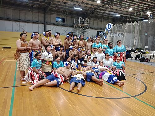 King's and Queens of the Pacific 'Royals' performers at the 2022 Otago PolyFest