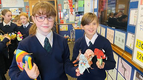 Year 5 Dragon boat craft