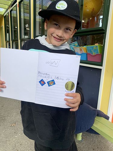 Noah the writing superstar!