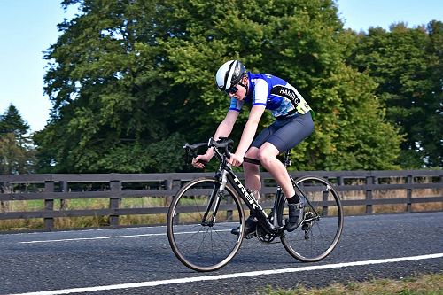 Thomas Purdie mid race