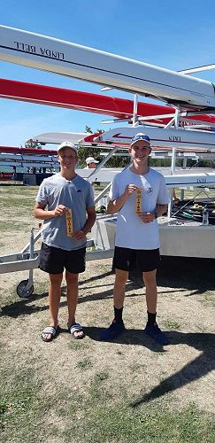 Sam Lamont and Tom Giddens - SISS Rowing, March 2020
